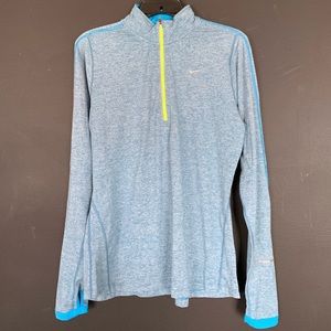 Nike ladies L  half zip dry fit sweatshirt